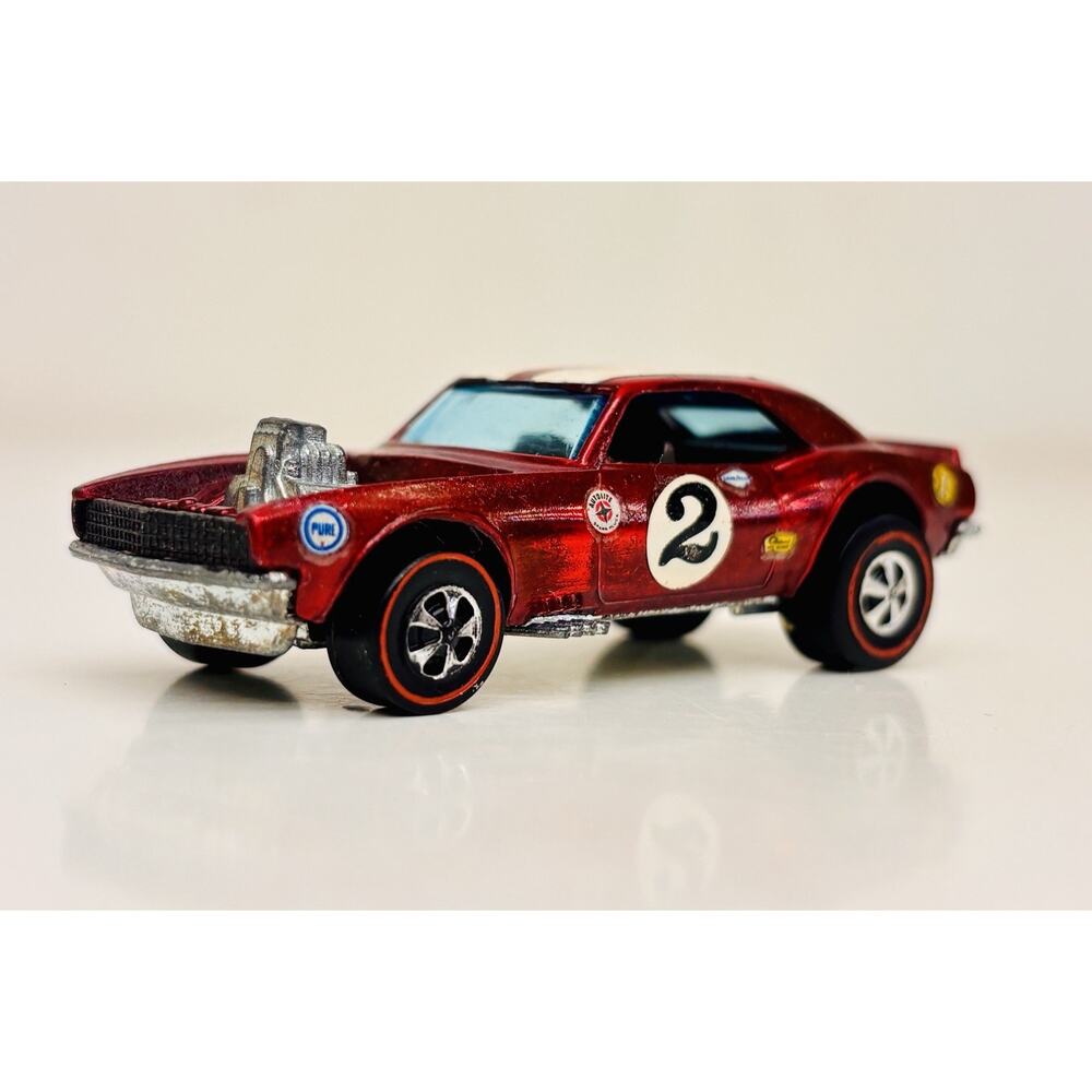 Hot Wheels Redline Heavy Chevy Red Hong Kong Dark Interior w/ Tampos